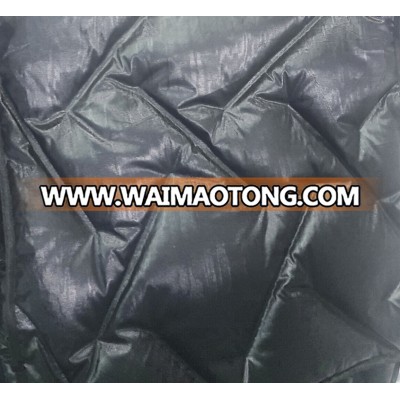 Double seamless channel fabric for down jacket