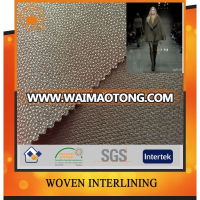 Polyester buckram fabric for men's suits